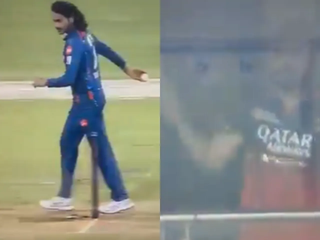 Digvesh Rathi's 'mankad' attempt leaves Virat Kohli in frustration 