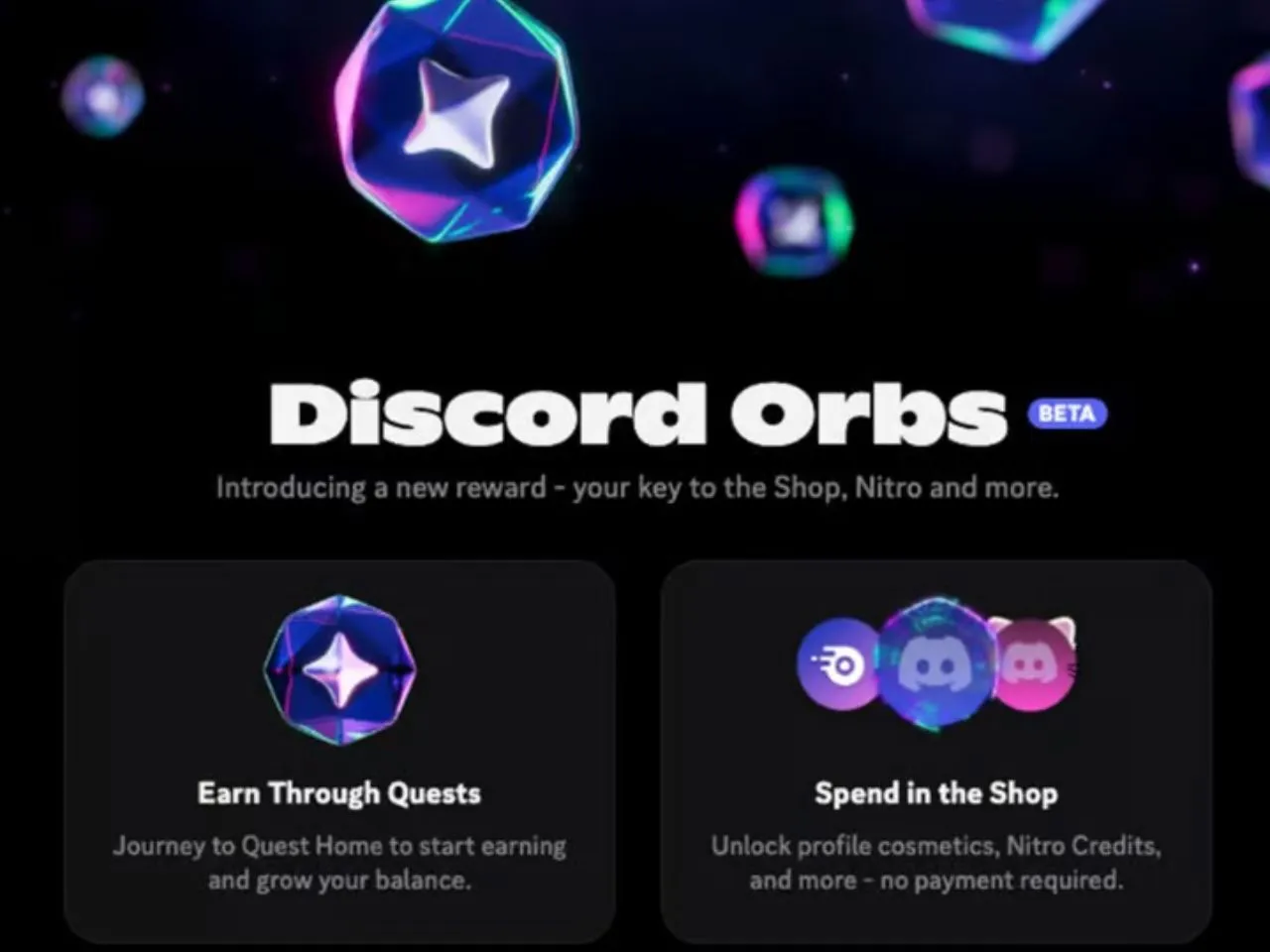 Discord Orbs is a virtual currency from Discord
