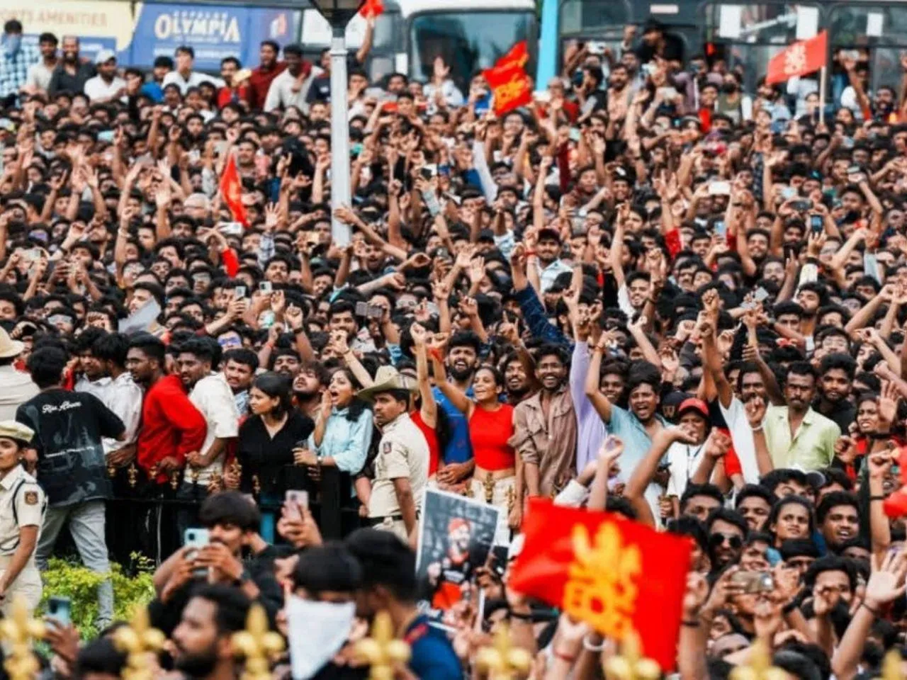RCB victory parade 