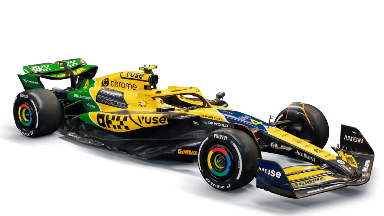 McLaren's new livery 