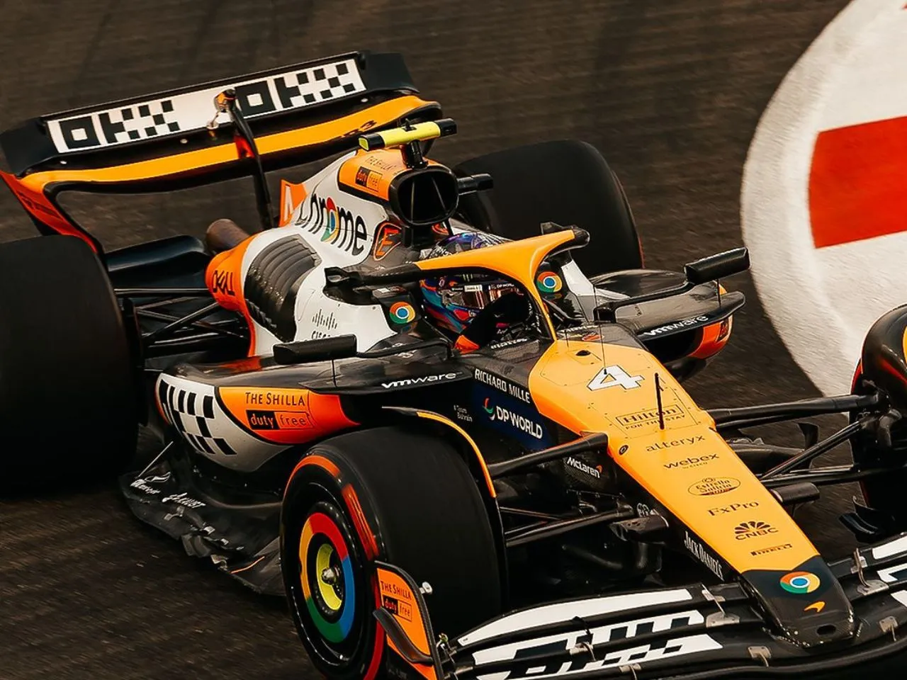 Mclaren Rear wing(Instagram)