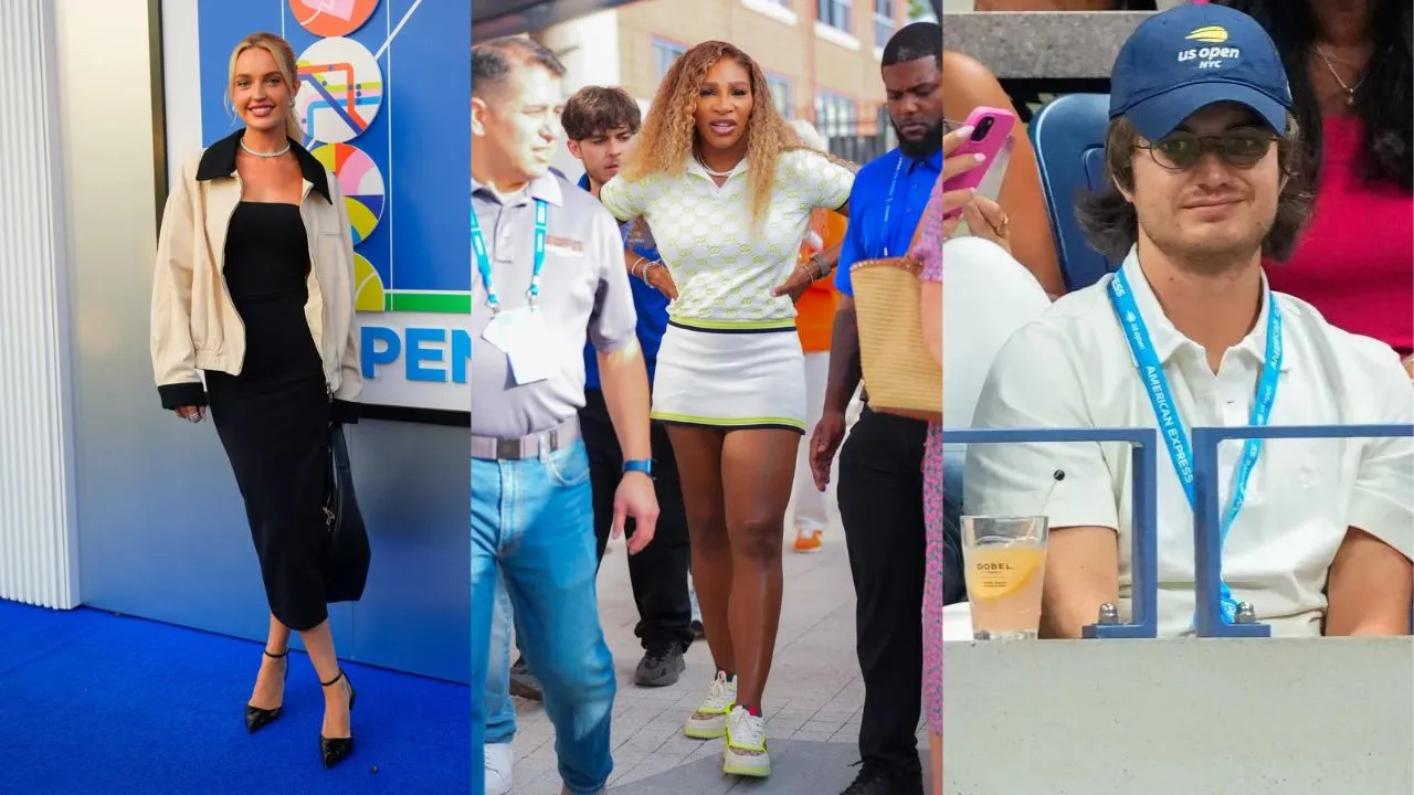 Morgan Riddle, Serena Williams & Joe Keery  (Source: X)