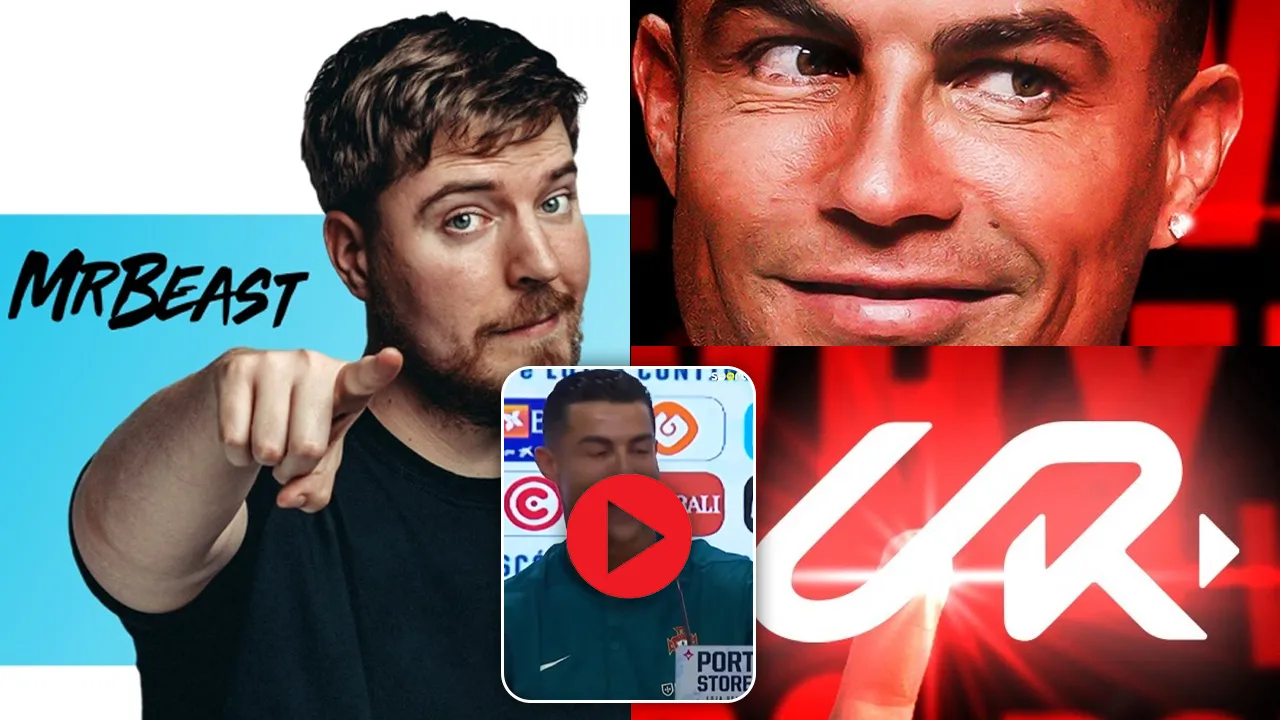 Cristiano Ronaldo and Mr. Beast