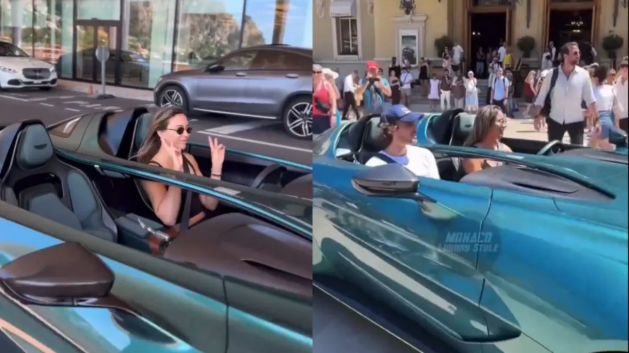 Stefanos Tsitsipas and his girlfriend Paula Badosa (Source: X)