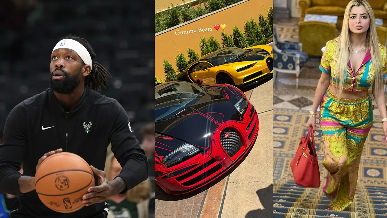 Patrick Beverley with his girlfriend and her insta story