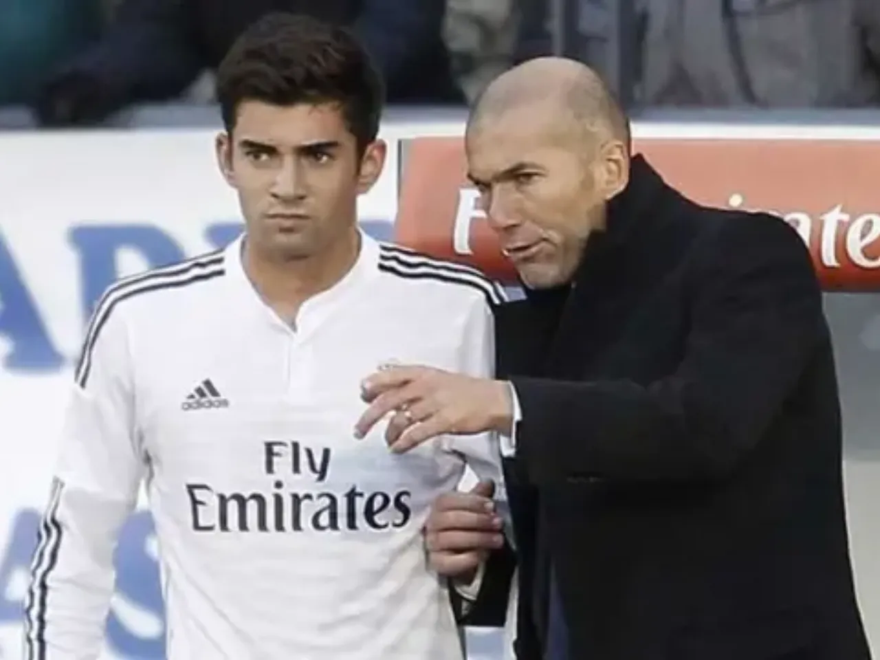Enzo Zidane and Zinedine Zidane