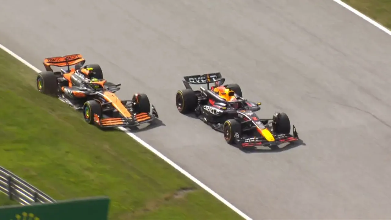 Max Verstappen and Lando Norris 