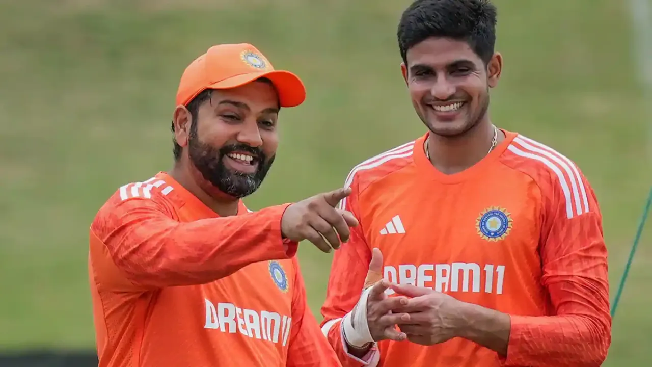 Shubman Gill and Rohit Sharma (File Photo: Internet) 