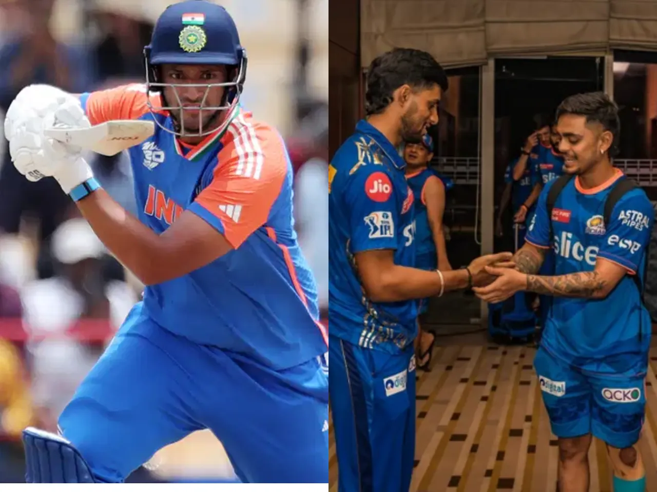 Shivam Dube, Tilak Varma and Ishan Kishan