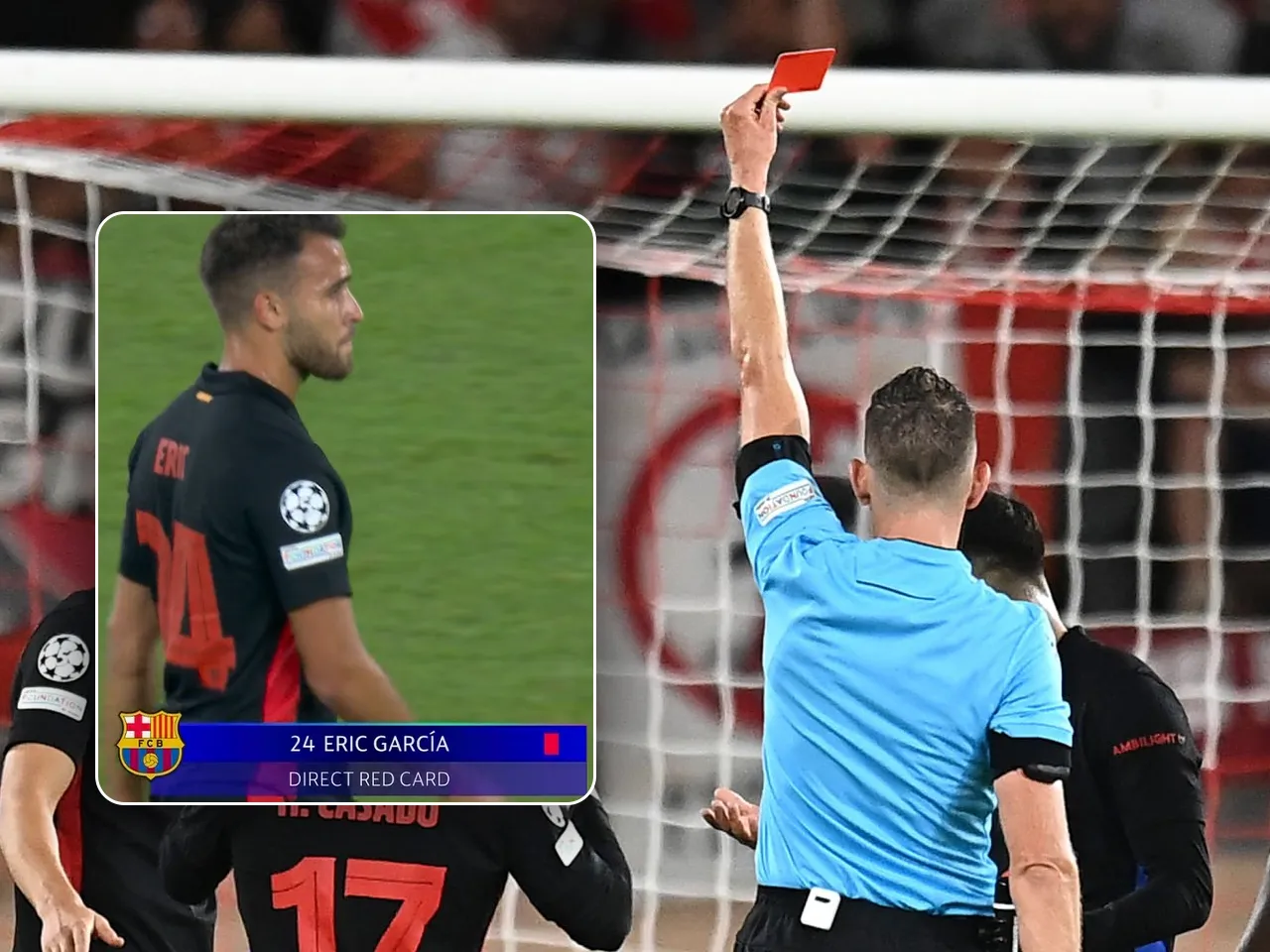 Eric Garcia red card