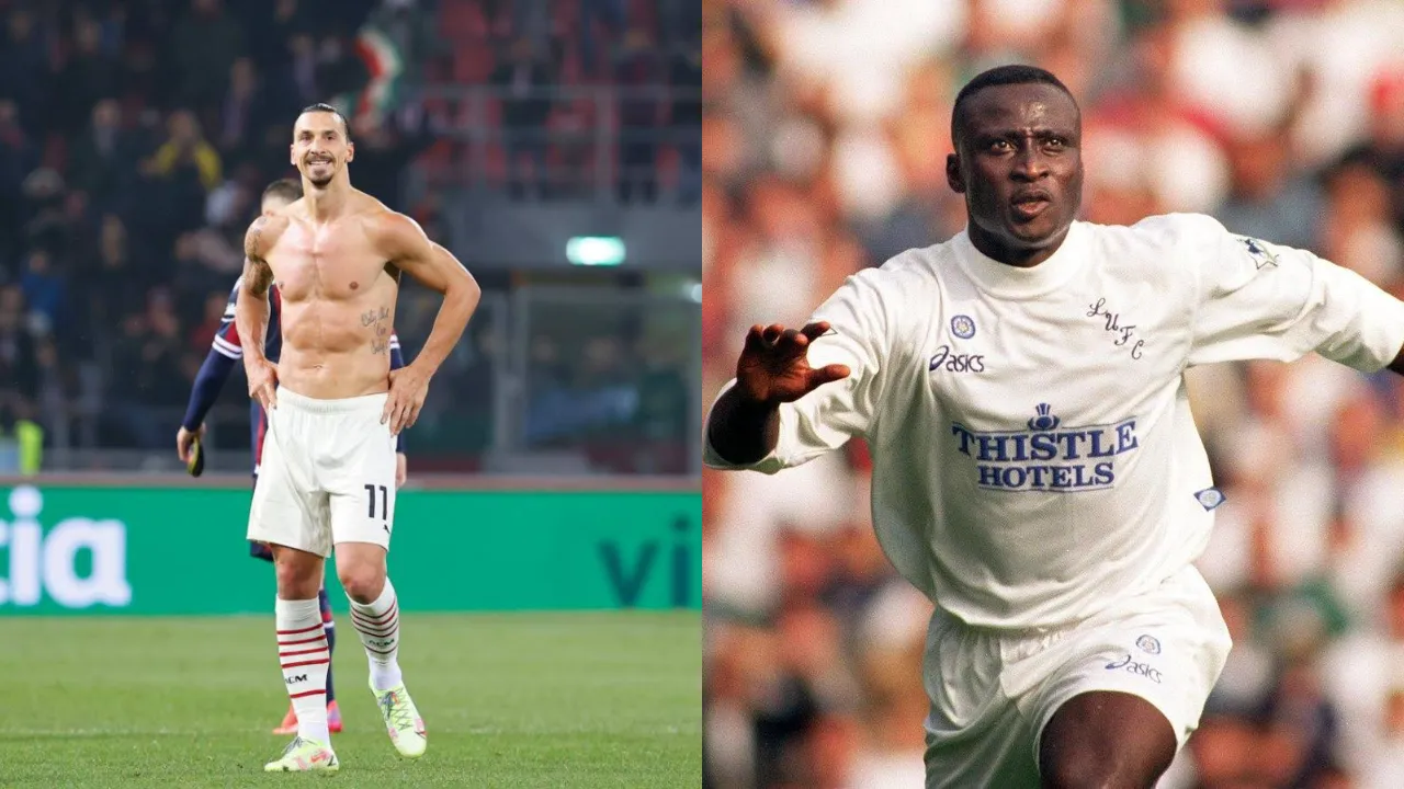 Zlatan Ibrahimovic-Tony Yeboah (Source: Twitter)