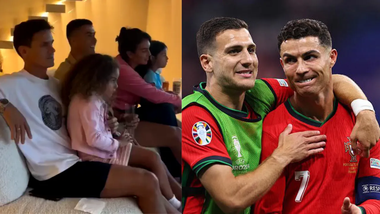 Diogo Dalot and Cristiano Ronaldo