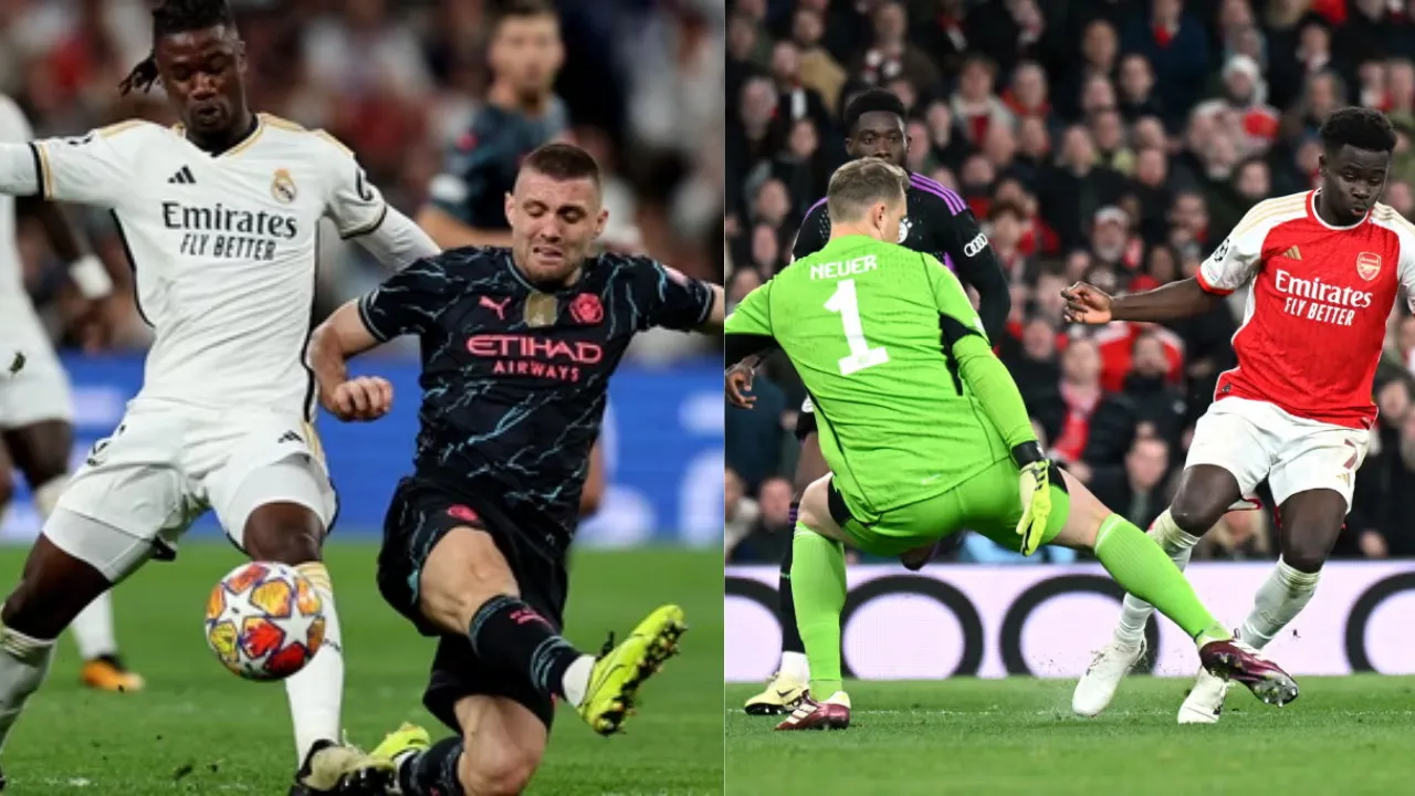 UEFA Champions League 2023-24 quarter-finals 1st leg