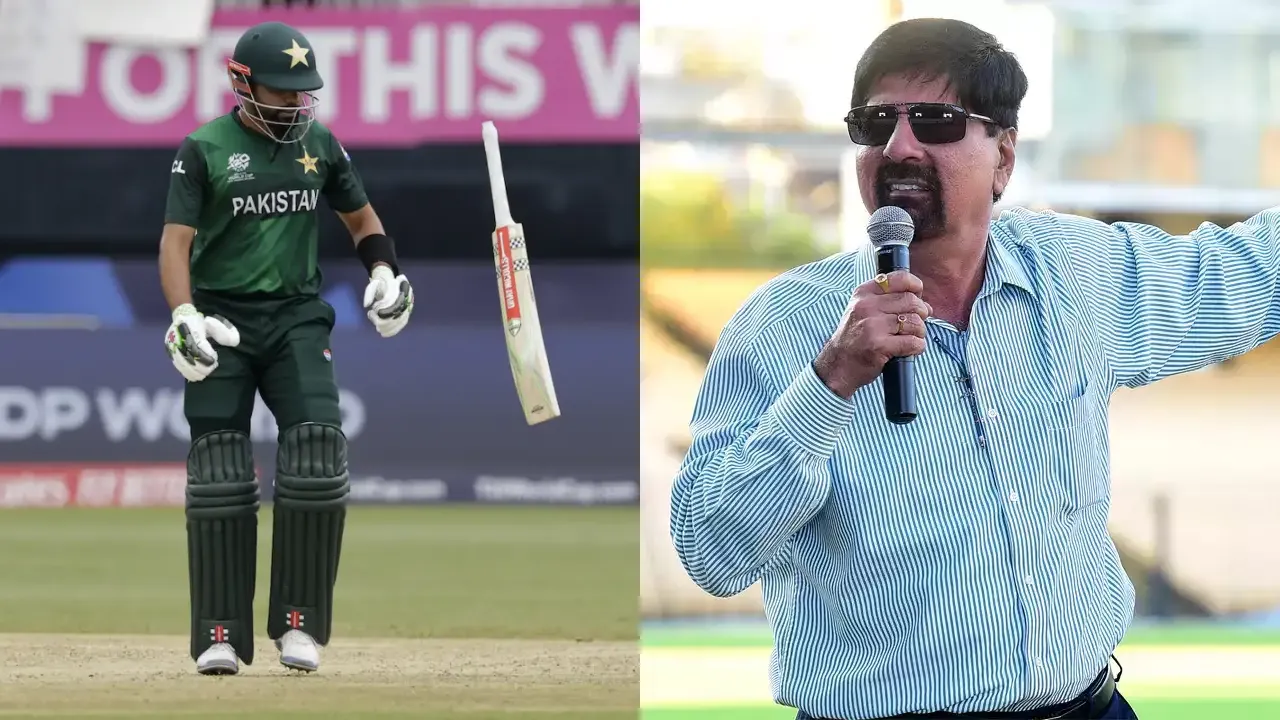 Babar Azam and Kris Srikkanth (File Photo: Internet)