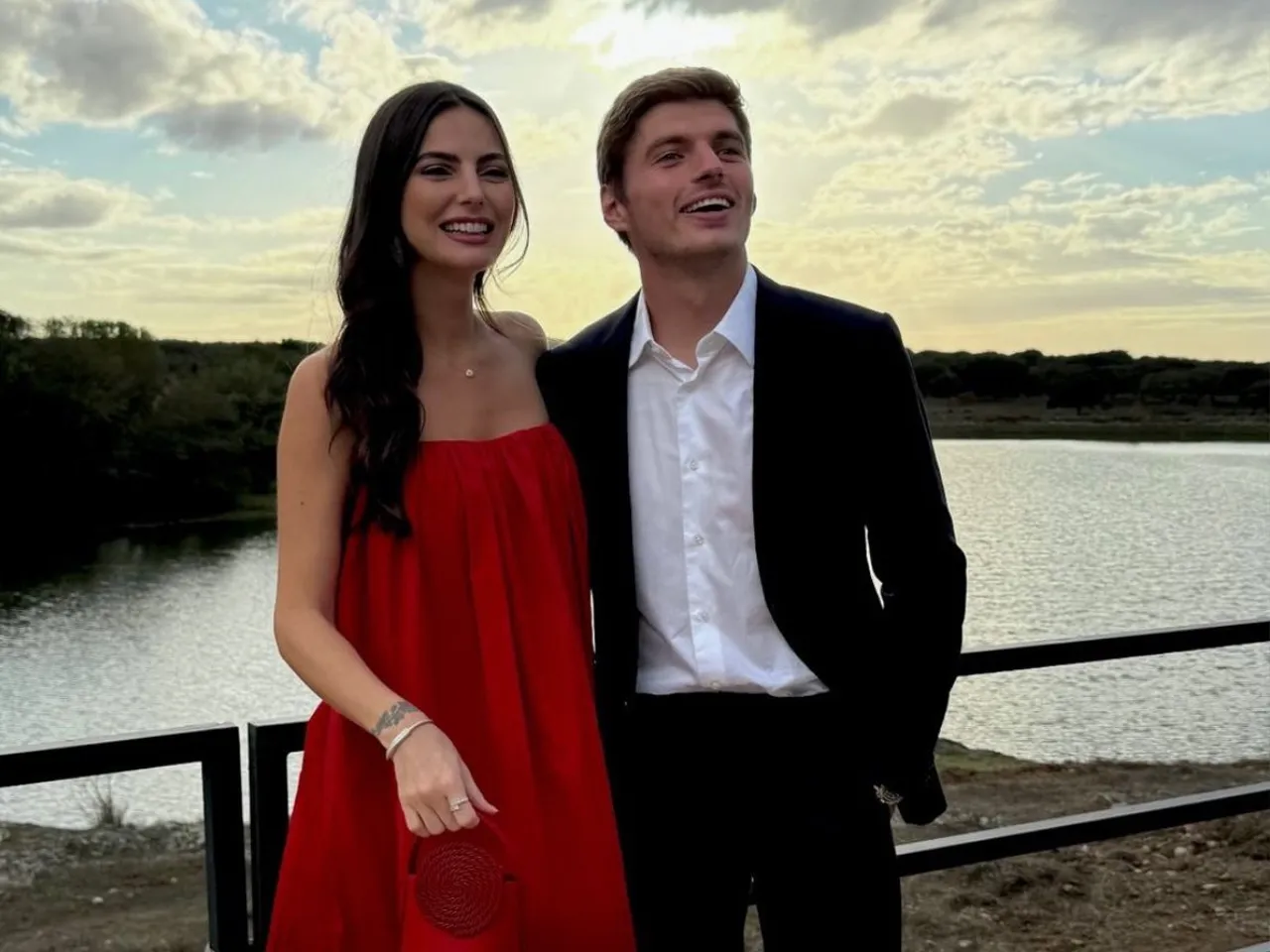 Max Verstappen and his girlfriend, Kelly Piquet