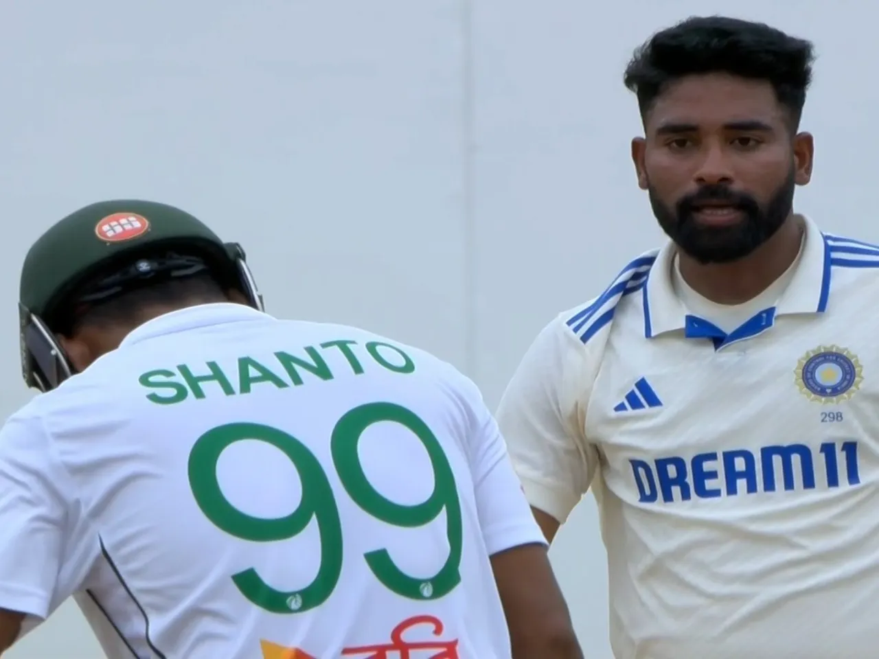 Mohammed Siraj and Shanto