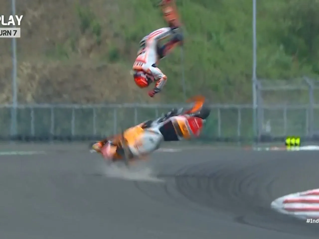 Marquez High side(Instagram)