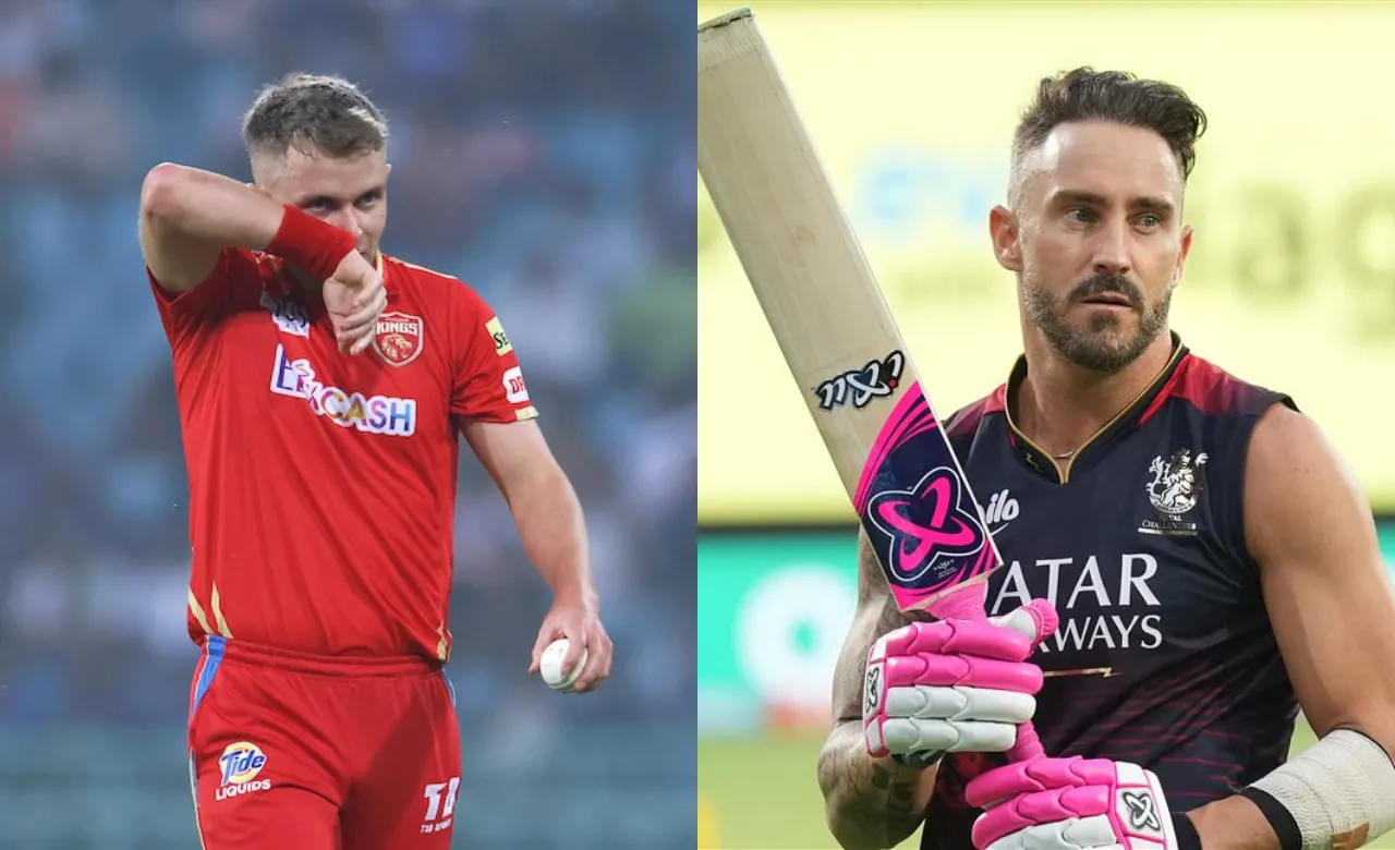 Sam Curran and Faf du Plessis
