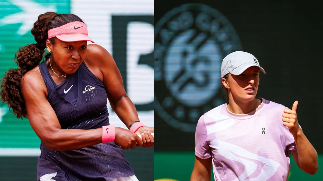  Naomi Osaka vs Iga Swiatek (Source - Twitter)