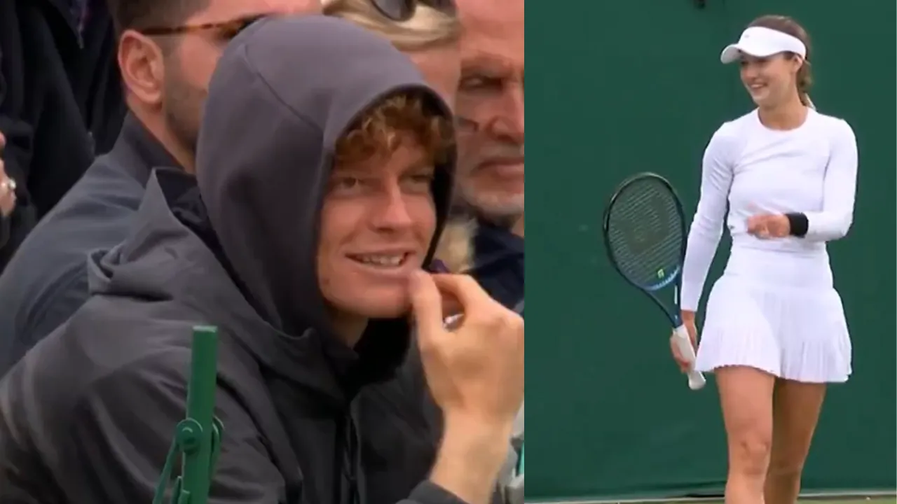 Jannik Sinner & Anna Kalinskaya (Source: X)