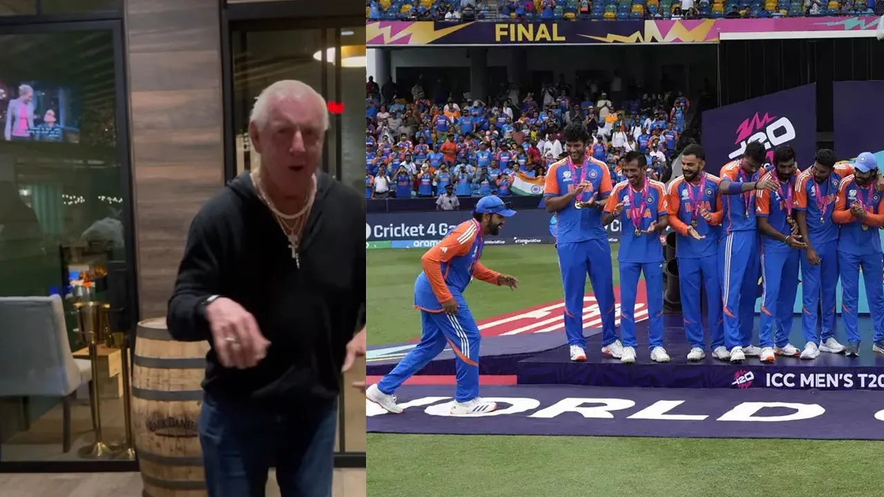 Ric Flair and Rohit Sharma