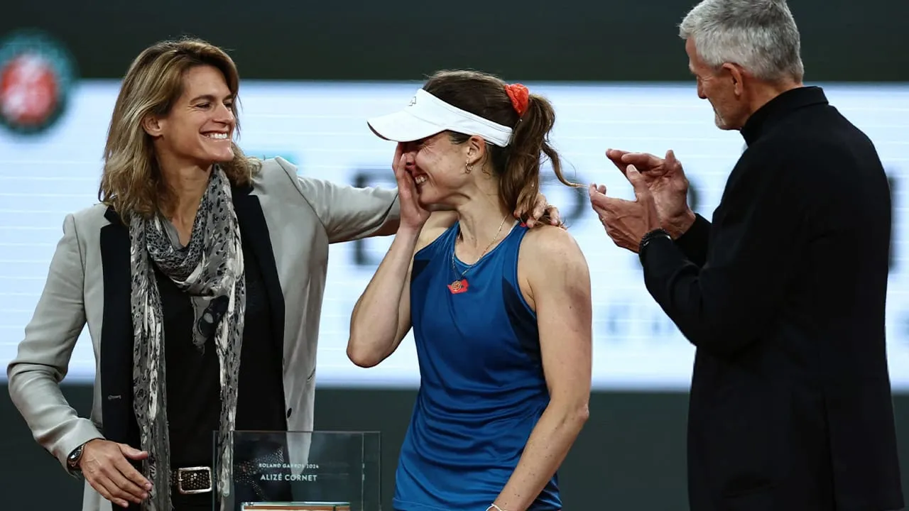 Alize Cornet (Source - Twitter)