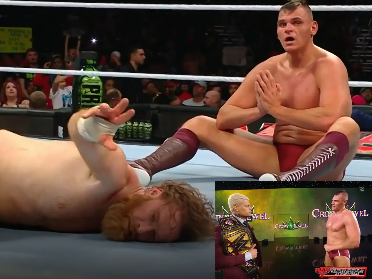 WATCH: Cody Rhodes confronts Gunther on WWE Raw ahead of their Crown Jewel match