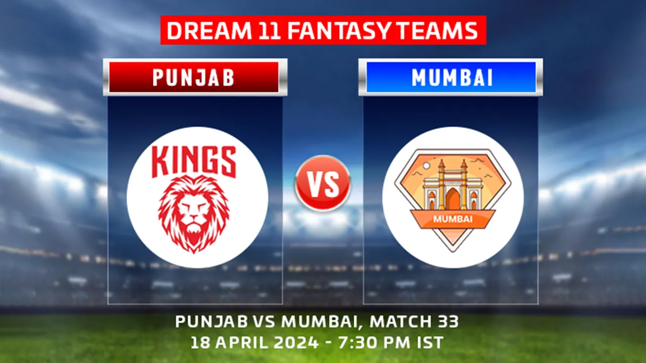PBKS vs MI Dream11