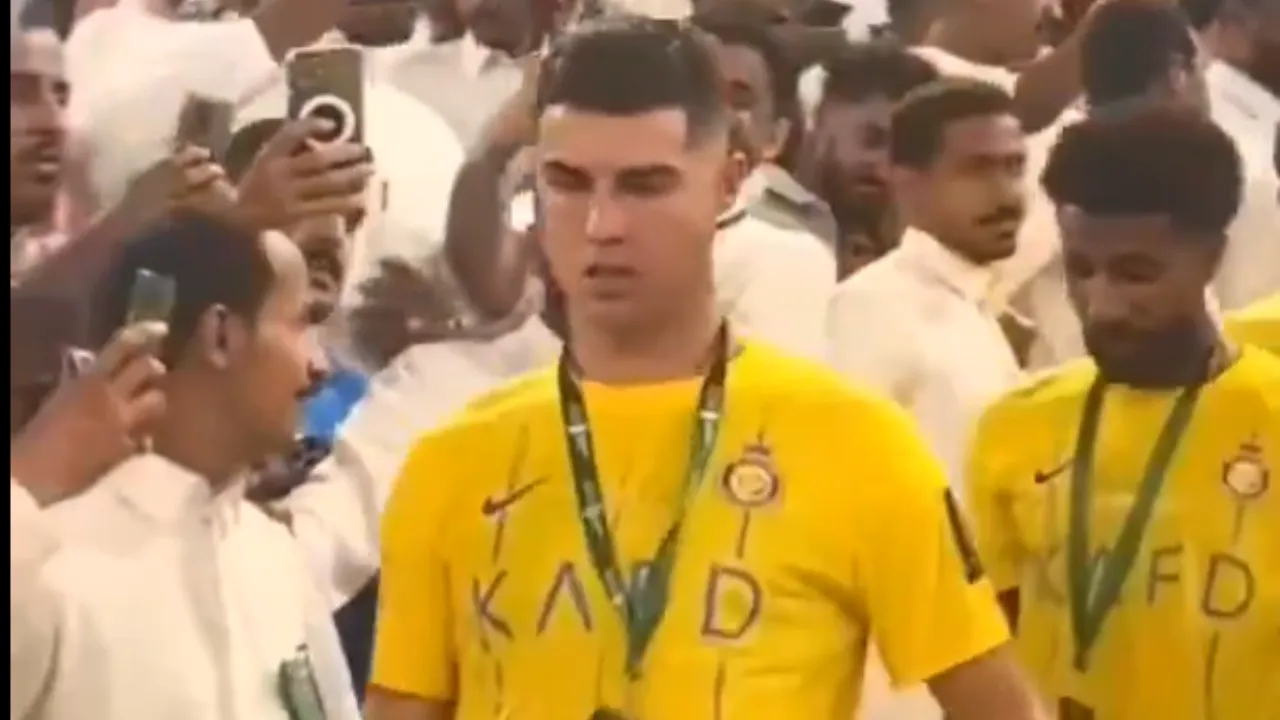 Cristiano Ronaldo trolled by fans with chants of 'Messi Messi'