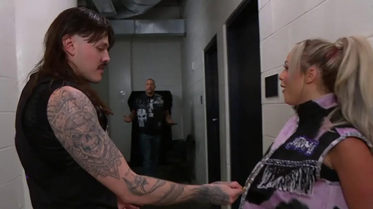 'I like it when you're bossy' - Liv Morgan asks Dirty Dom to unzip vest to take it back before Damian priest 'misunderstands'