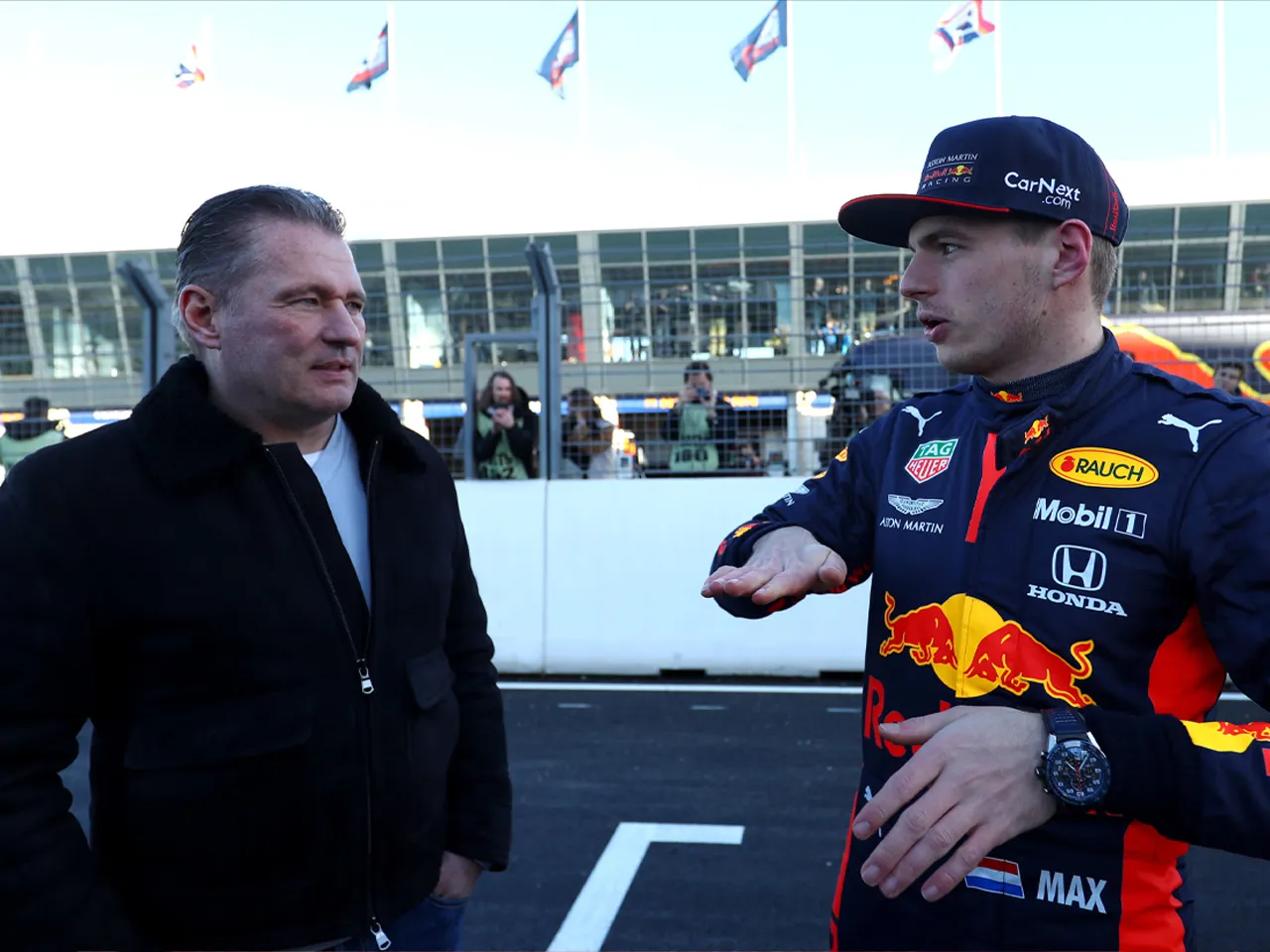 Jos Verstappen with Max Verstappen