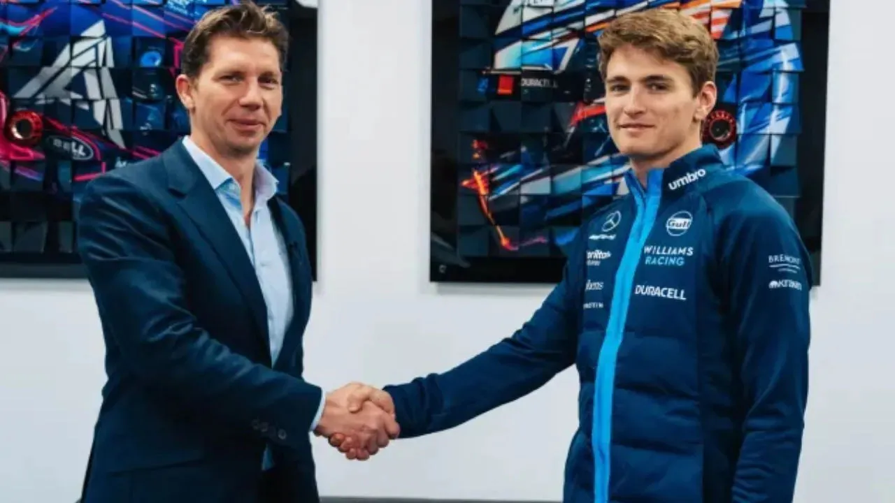 Logan Sargeant with James Vowles