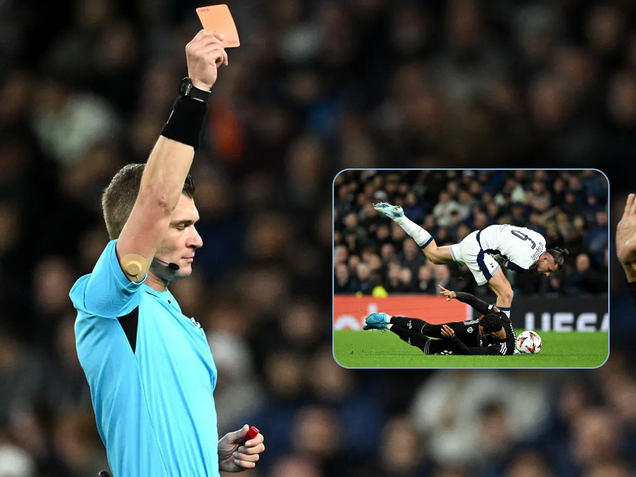 Radu Dragusin red card