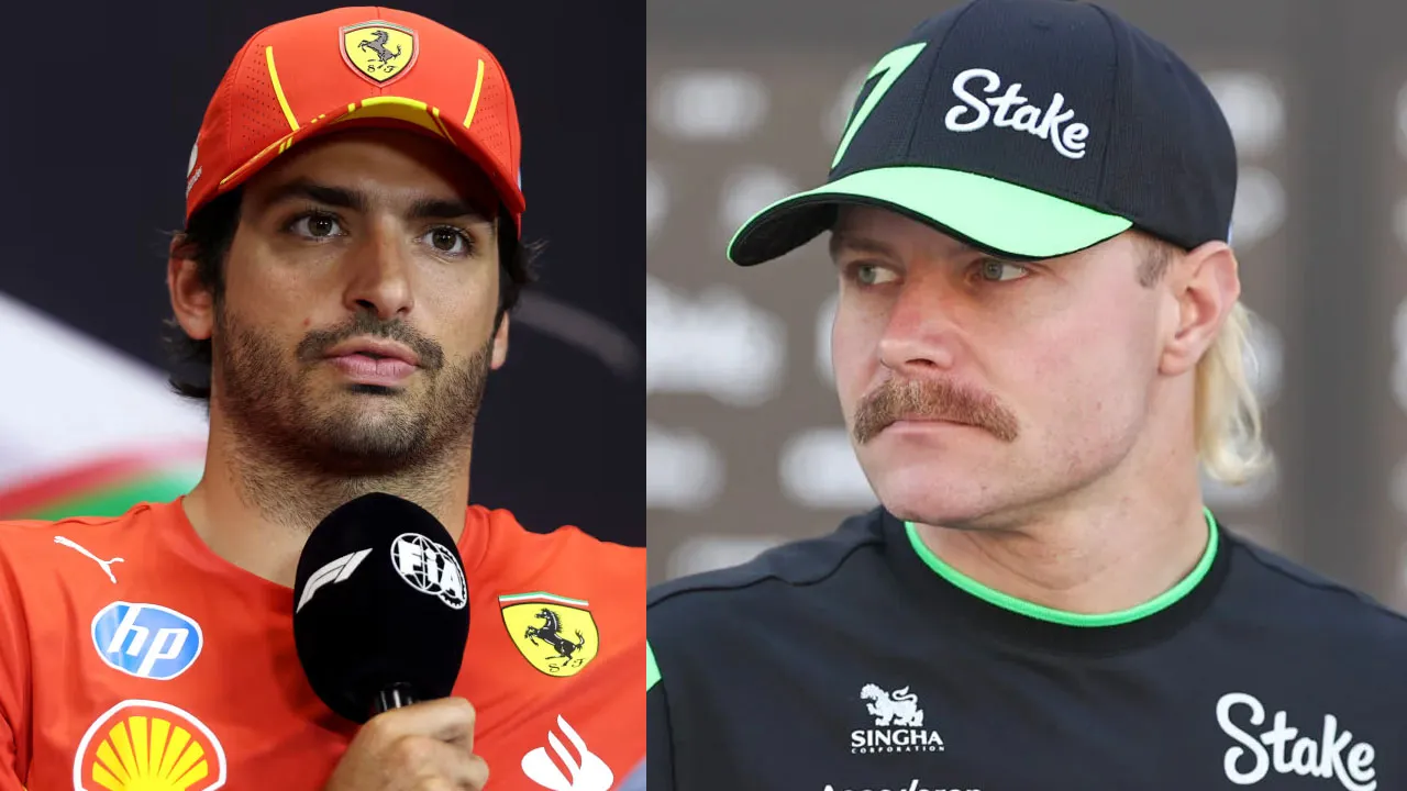 Carlos Sainz and Valtteri Bottas