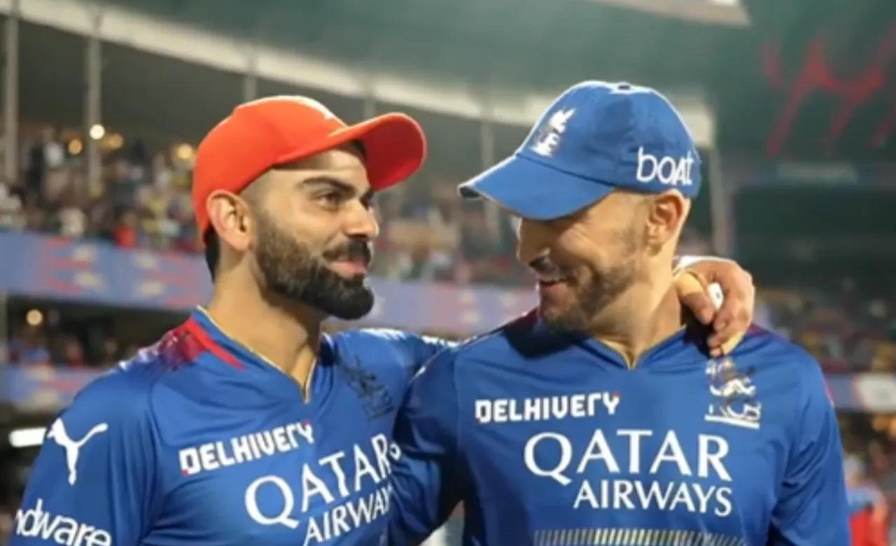 Virat Kohli and Faf du Plessis