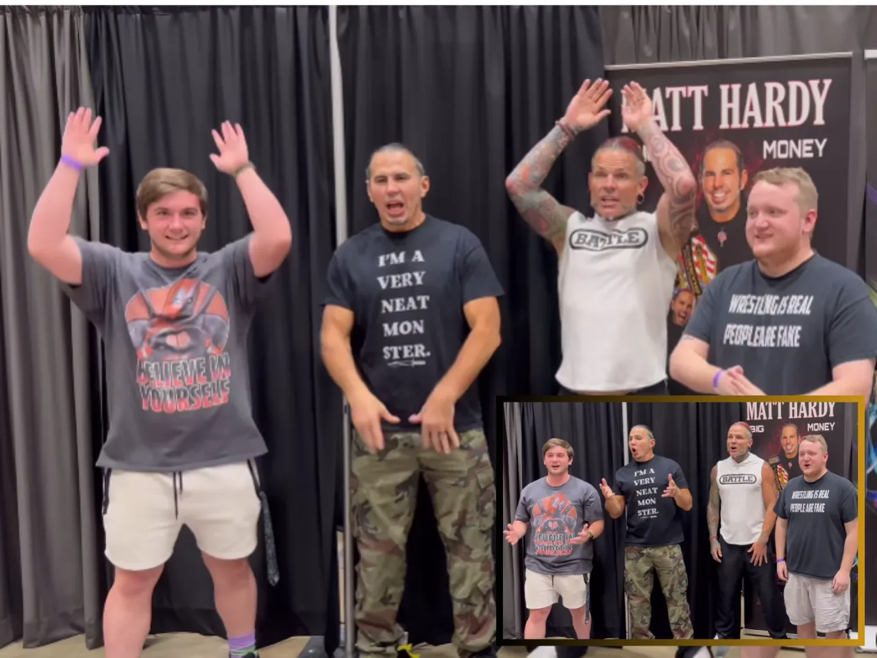 WATCH: Hardy boyz approve Jey Uso by 'yeeting'