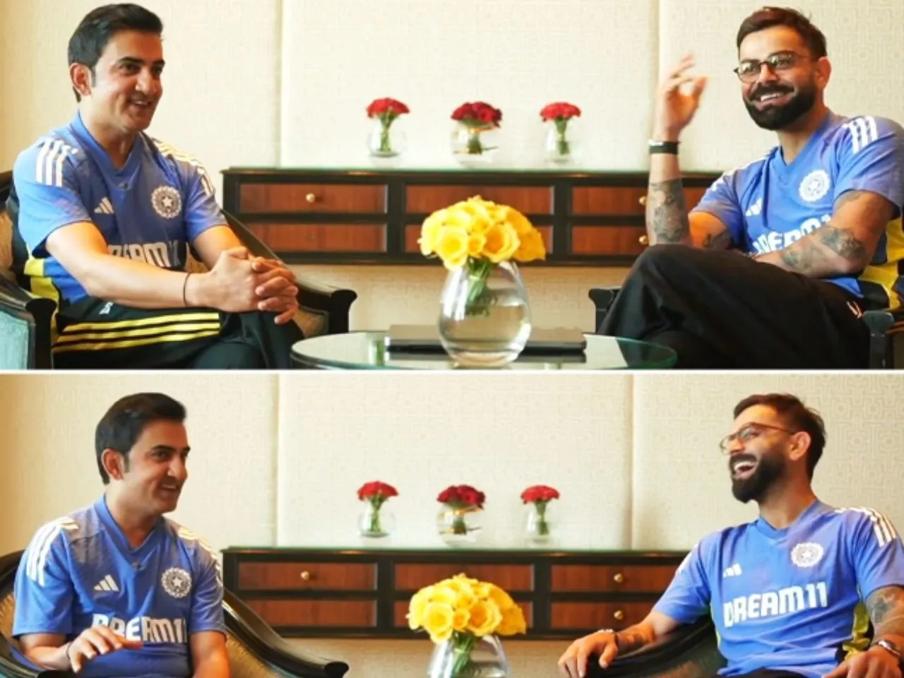 Gautam Gambhir and Virat Kohli