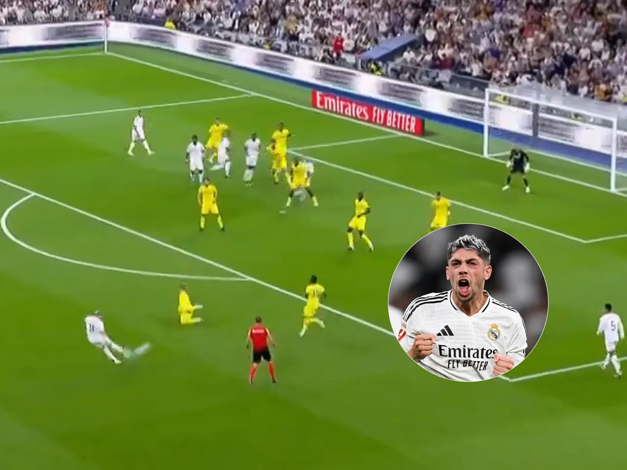 Federico Valverde vs Villareal