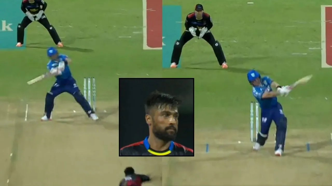 Tim Seifert's audacious hitting against Mohammad Amir (Source: X)