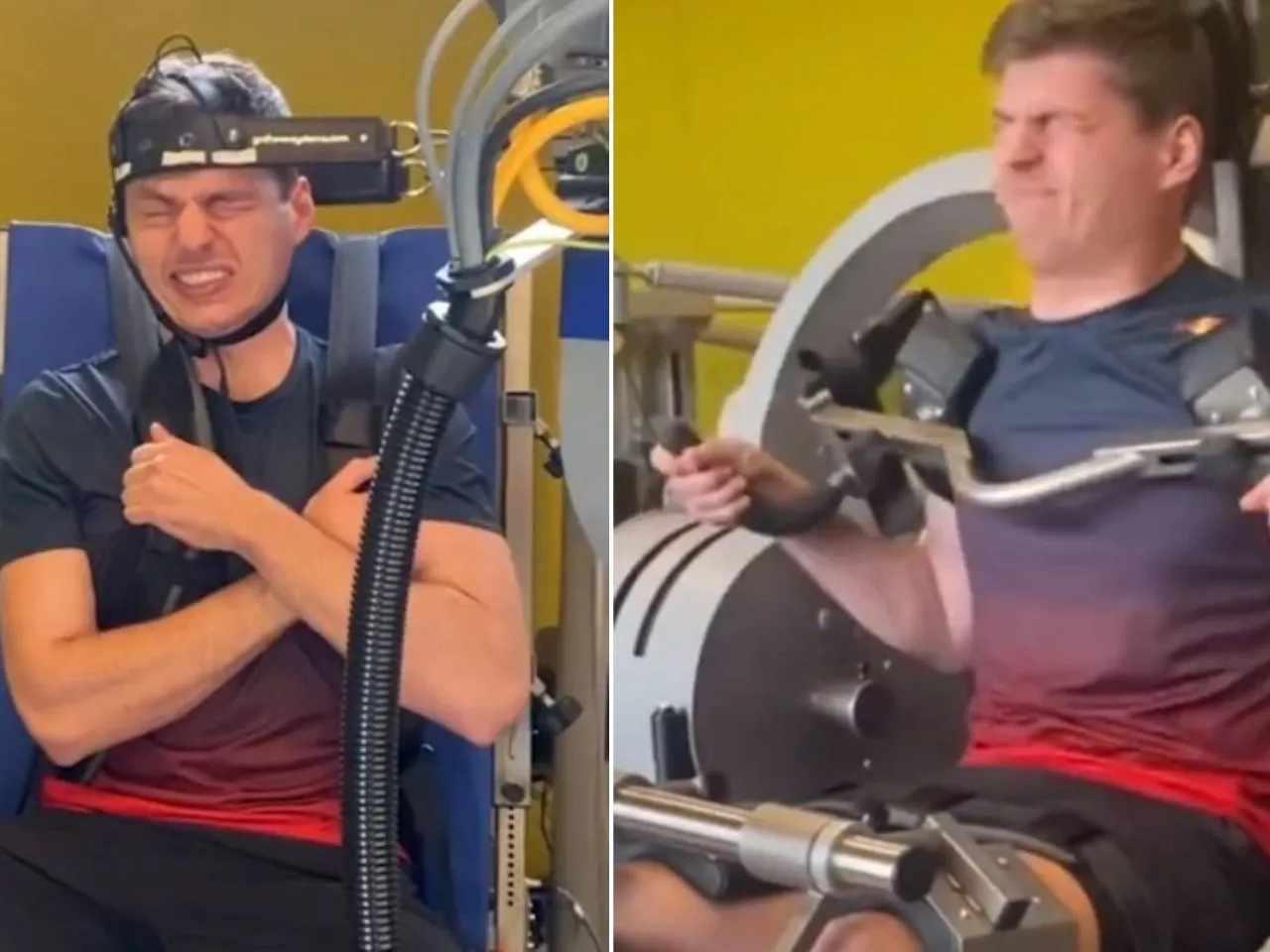 Verstappen training (Instagram)