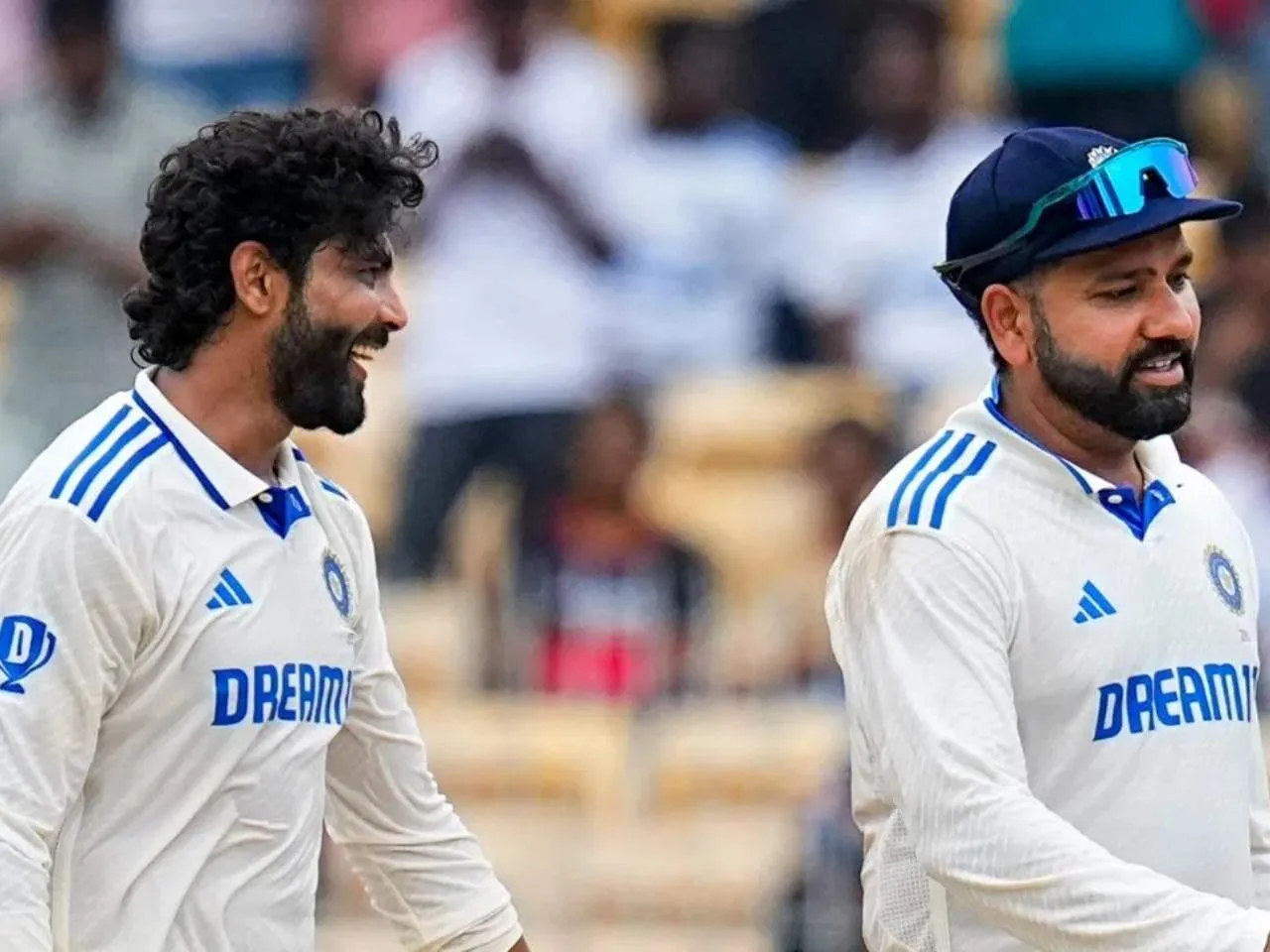 Ravindra Jadeja and Rohit Sharma (Source: X)