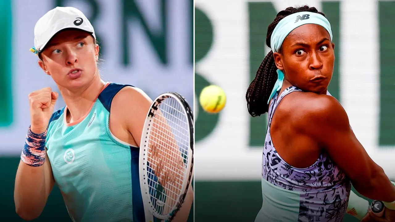 Iga Swiatek vs Coco Gauff (Source - X)