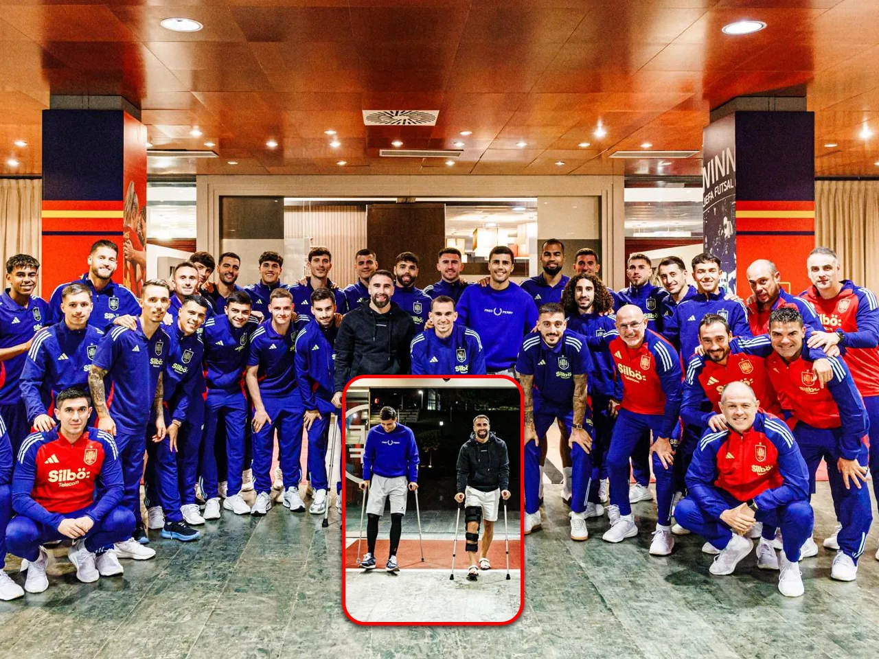 Rodri and Carvajal Spain