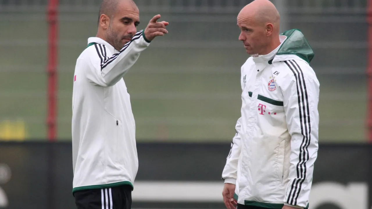 erik ten hag and pep guardiola