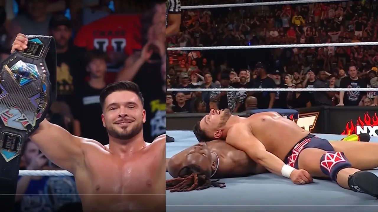 Luck favors Ethan Page who becomes new NXT Champion by winning Fatal 4-way match at NXT Heatwave