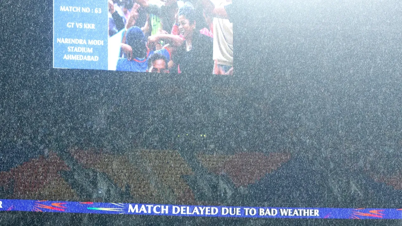 GT vs KKR, Match 63 abandoned without a ball bowled (File Photo: Internet)