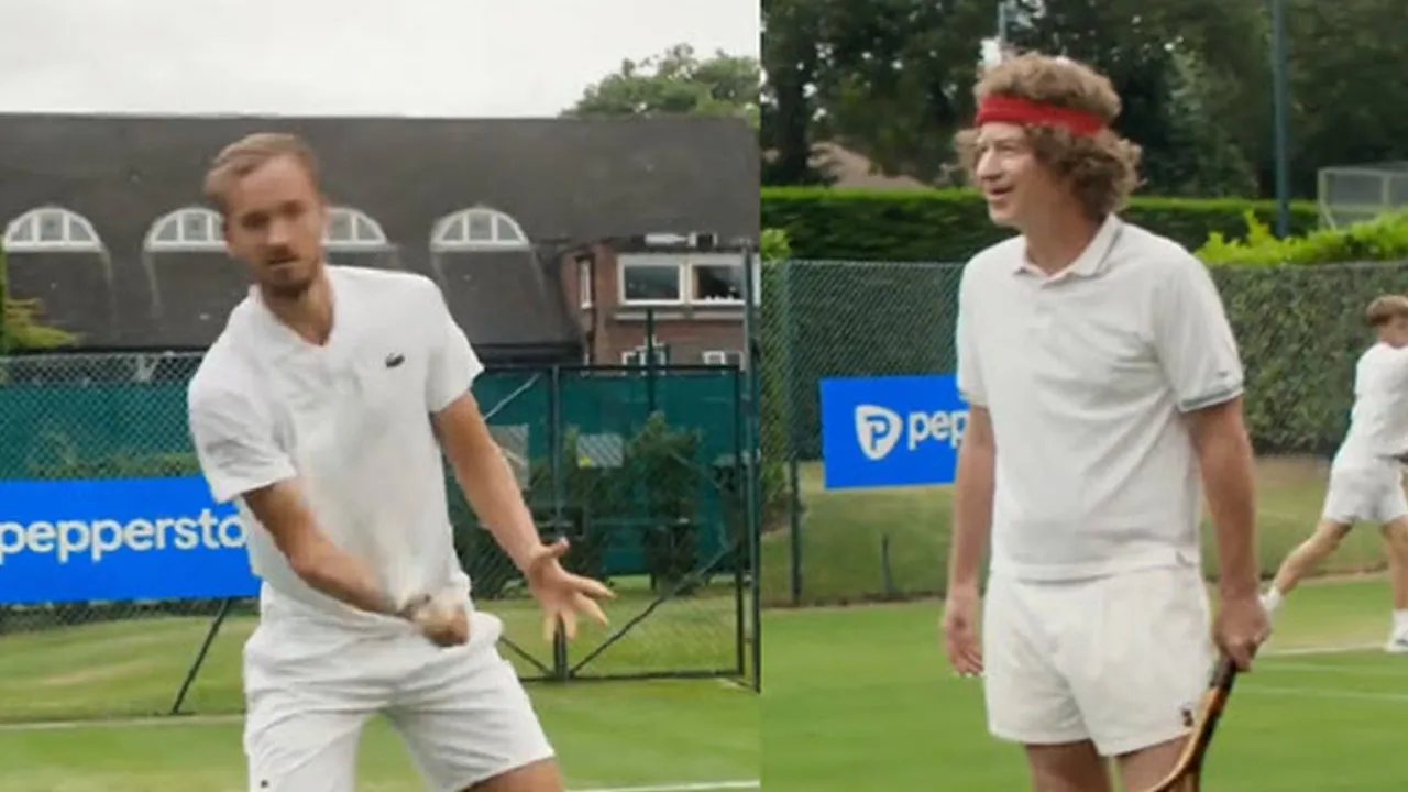 Daniil Medvedev and John McEnroe