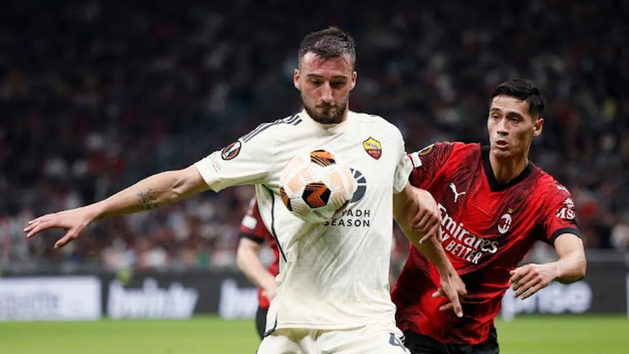 UEFA Europa League 2023-24 Match Ratings: AC Milan vs AS Roma quarter-final 1st leg