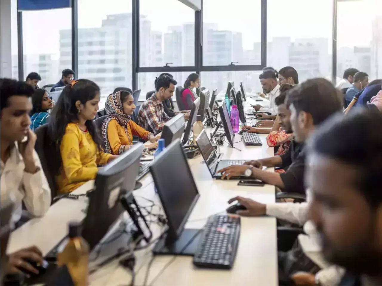 Services are driving GDP growth in India