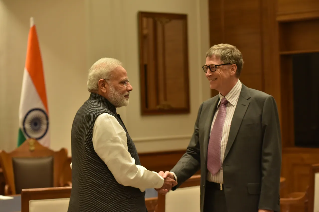 PM Modi, Bill Gate meet
